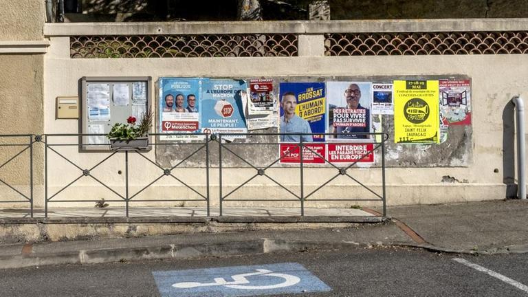 Europawahl-Plakate in Frankreich Europawahl-Plakate in Frankreich