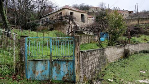 Die meisten Häuser in Teriachi wurden von ihren Besitzern verlassen.