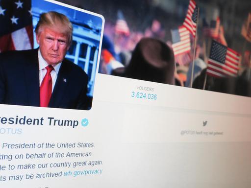 Nun twittert er auch unter @potus. Mit der Amtsübernahme am 20. Januar 2017 übernimmt Donald Trump auch den Account des US-Präsidenten.