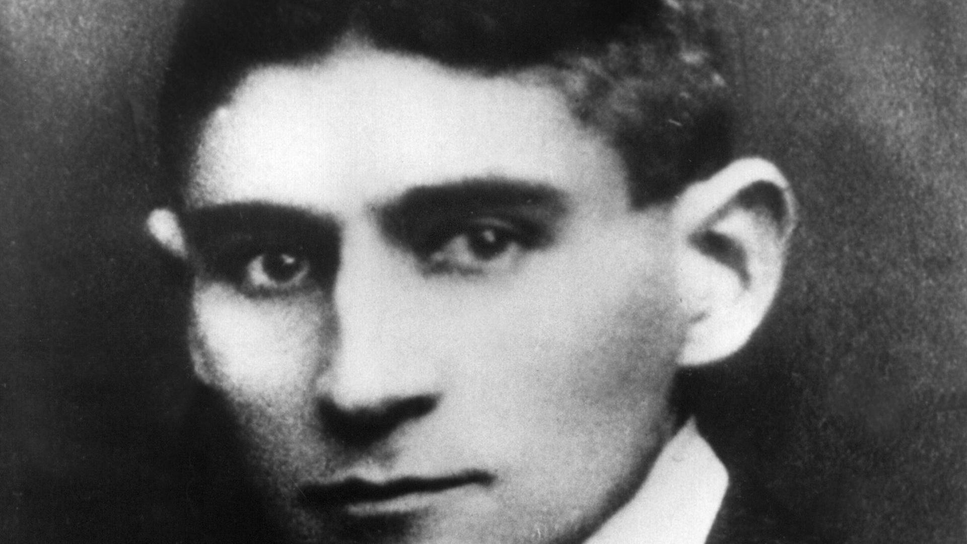 Undatiertes Porträt des Schriftstellers Franz Kafka