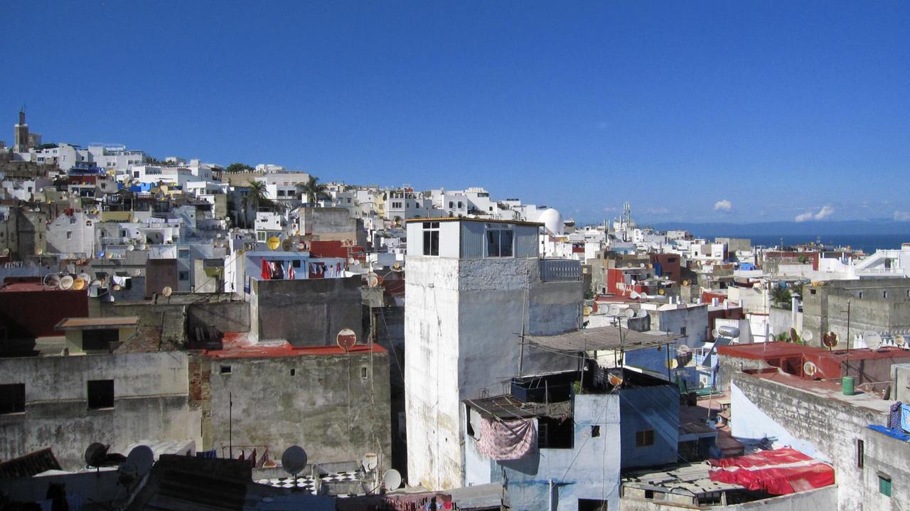 Blick auf Tanger, Marokko. Blick auf Tanger, Marokko.
