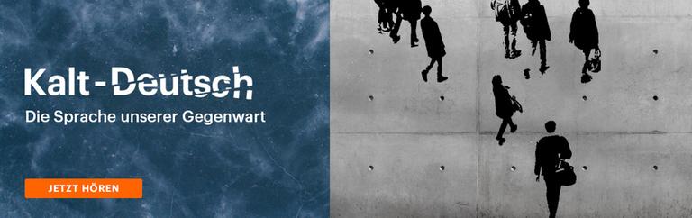 "Kalt-Deutsch. Die Sprache der Gegenwart." Deutschlandfunk Kultur nimmt die Veränderungen in der Sprache unserer Gegenwart unter die Lupe und schreibt das Wörterbuch der Alltagssprache weiter. "Kalt-Deutsch. Die Sprache der Gegenwart." Deutschlandfunk Kultur nimmt die Veränderungen in der Sprache unserer Gegenwart unter die Lupe und schreibt das Wörterbuch der Alltagssprache weiter.