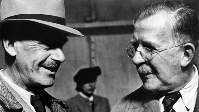 Thomas und Heinrich Mann 1940 in New York
