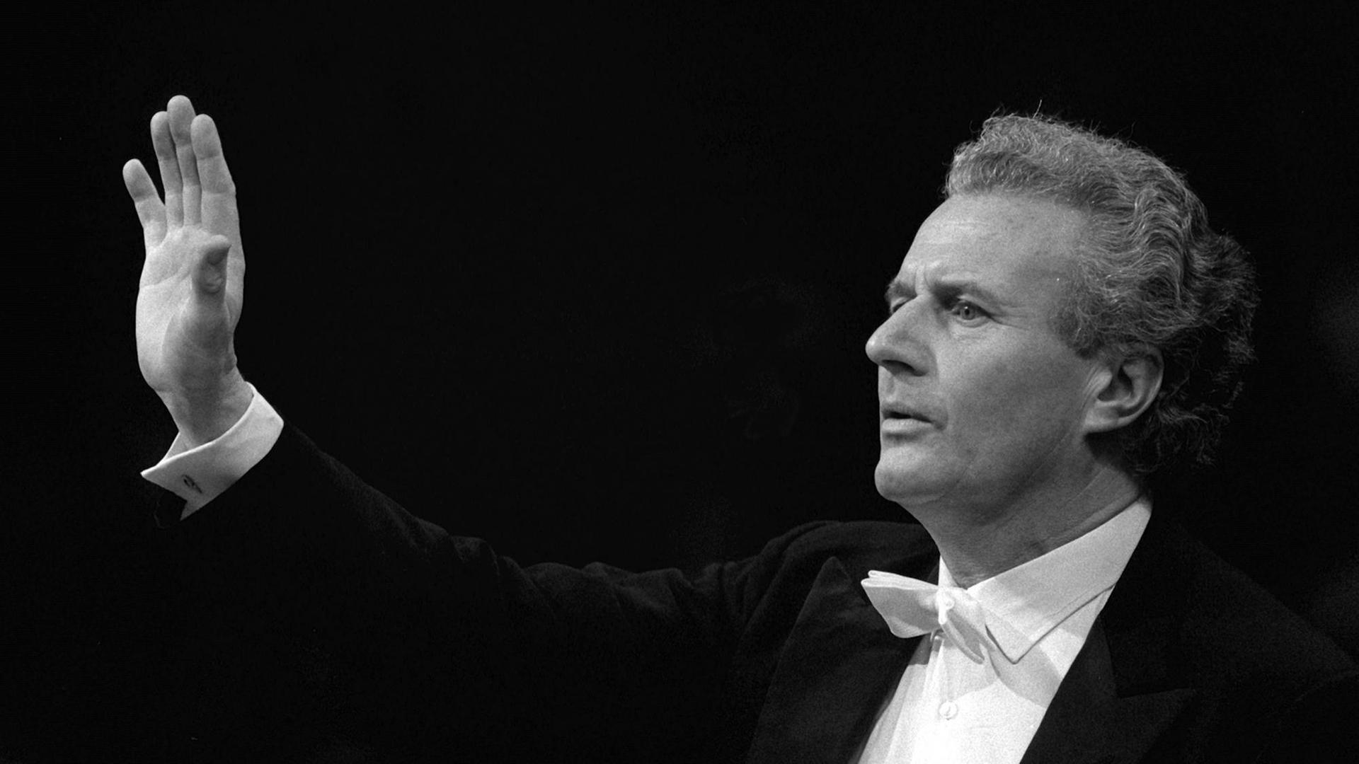 Der britische Dirigent Sir Colin Davis Der britische Dirigent Sir Colin Davis