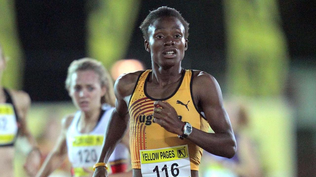 Annet Negesa bei einem Wettkampf im Jahr 2012 in Südafrika. Annet Negesa bei einem Wettkampf im Jahr 2012 in Südafrika.