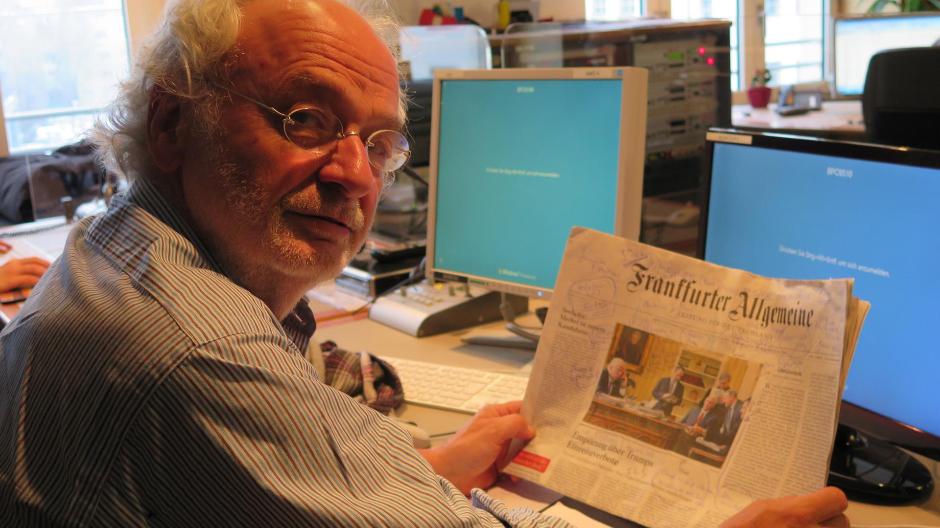 Der Publizist Mathias Greffrath Der Publizist Mathias Greffrath