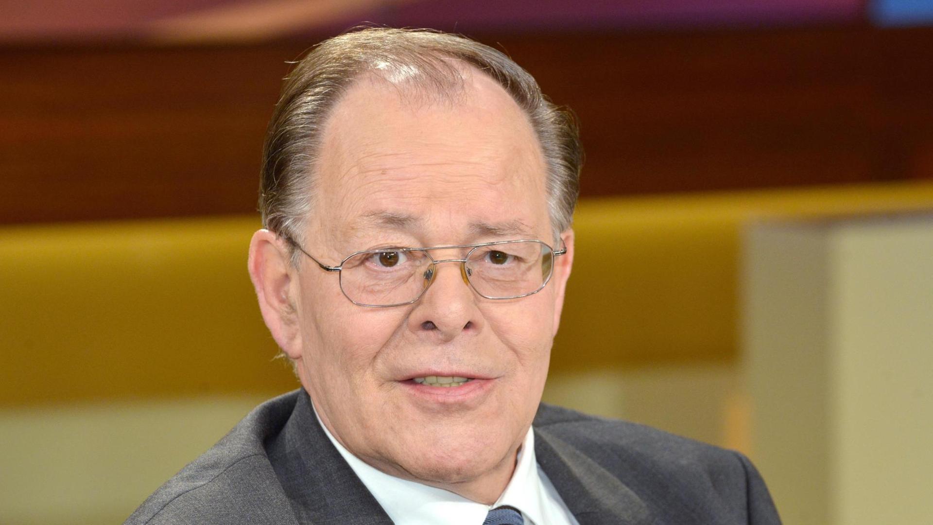Der ehemaliger deutsche Botschafter in Israel, Rudolf Dreßler, SPD