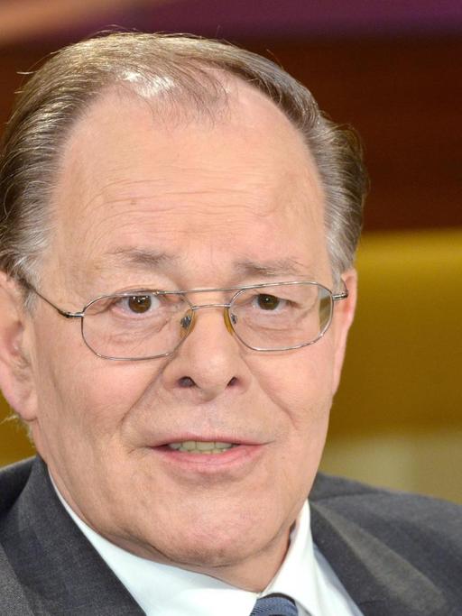 Der ehemaliger deutsche Botschafter in Israel, Rudolf Dreßler, SPD