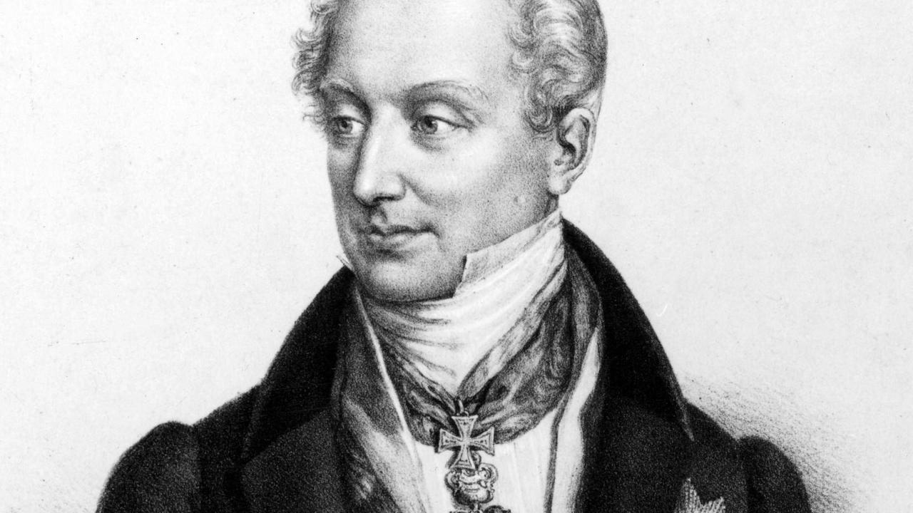 Portrait von Fürst von Metternich (Gravur) Portrait von Fürst von Metternich (Gravur)