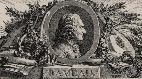 Porträt von Jean Philippe Rameau erstellt von Louis Joseph.