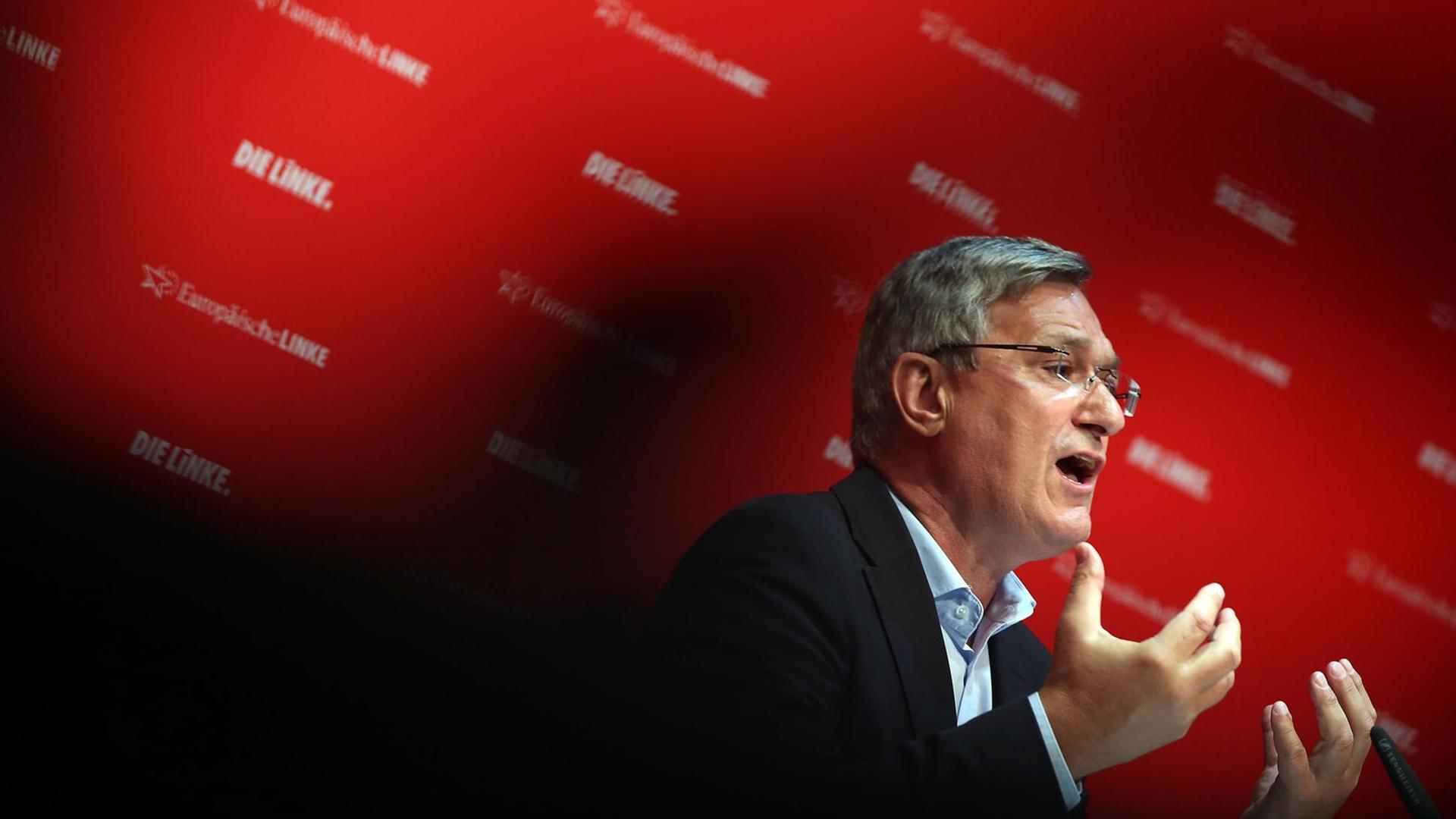 Der Parteivorsitzende der Linken: Bernd Riexinger Der Parteivorsitzende der Linken: Bernd Riexinger
