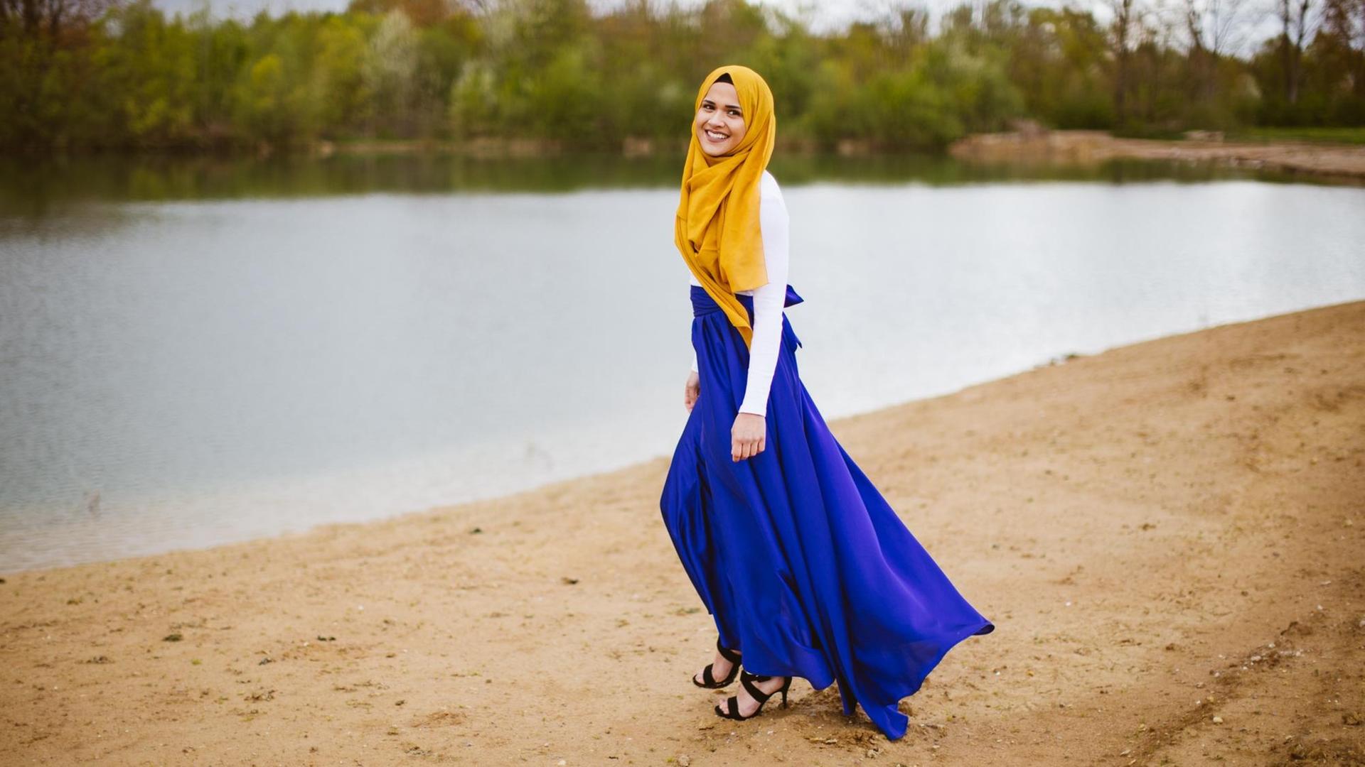 Eine #hijabista im Sommer - Kollektion vom Label Mizaan Eine #hijabista im Sommer - Kollektion vom Label Mizaan