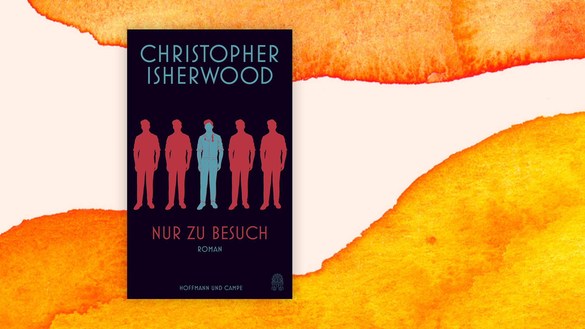 Das Buchcover von "Nur zu Besuch" von Christopher Isherwood auf pastellfarbenem Hintergrund Das Buchcover von "Nur zu Besuch" von Christopher Isherwood auf pastellfarbenem Hintergrund