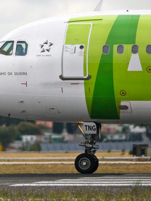 Airbus A320-214 der portugiesischen Fluggesellschaft TAP