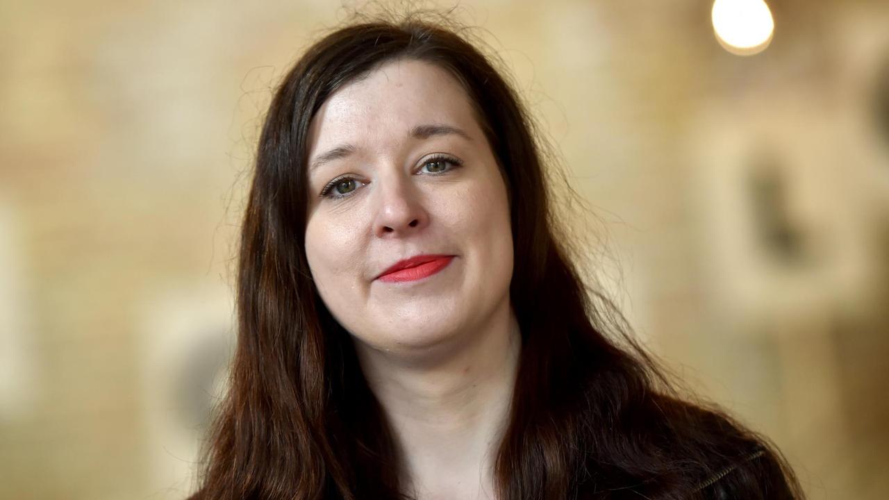Karolin Schwarz, aufgenommen am 08.05.2017 in Berlin auf der Internetkonferenz re:publica. Karolin Schwarz, aufgenommen am 08.05.2017 in Berlin auf der Internetkonferenz re:publica.