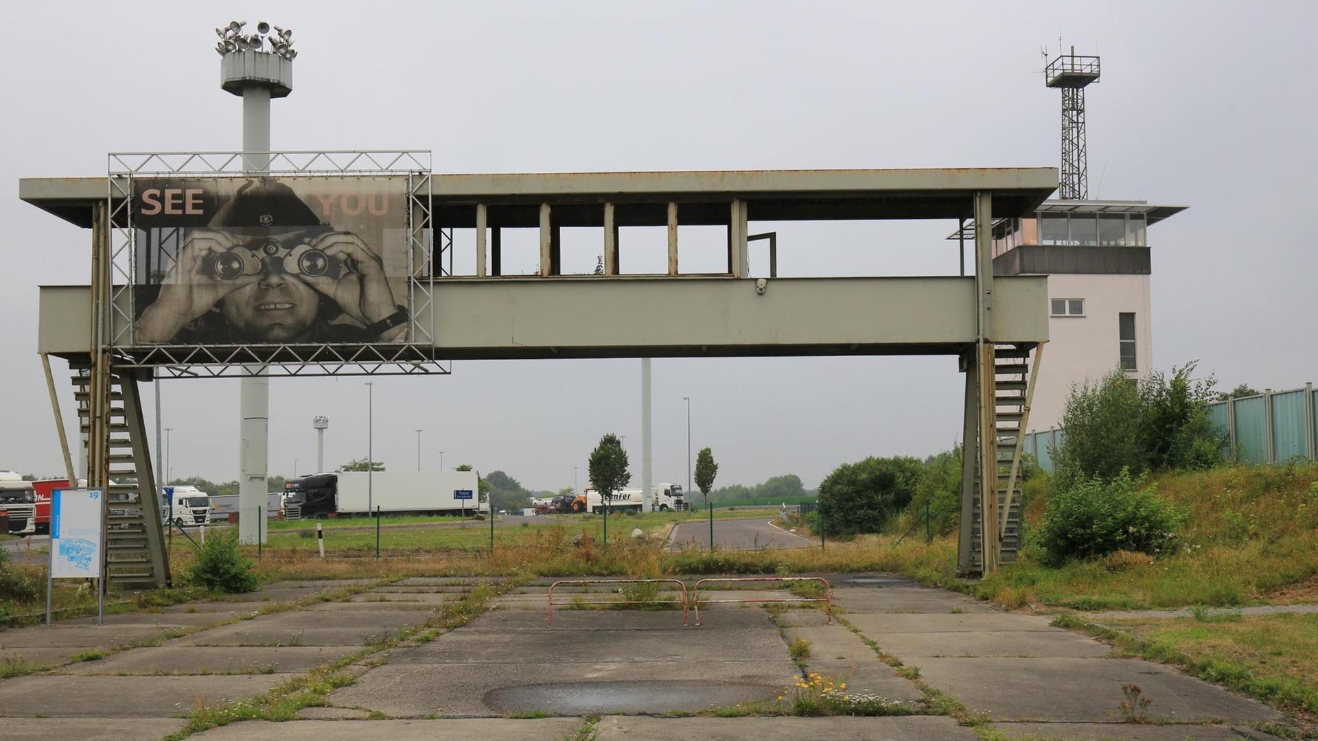 Der ehemalige Grenz-Kontrollposten Marienborn. Die Gedenkstätte Deutsche Teilung in Marienborn (Sachsen-Anhalt), aufgenommen am 12.08.2016. Der ehemalige Grenz-Kontrollposten Marienborn. Die Gedenkstätte Deutsche Teilung in Marienborn (Sachsen-Anhalt), aufgenommen am 12.08.2016.