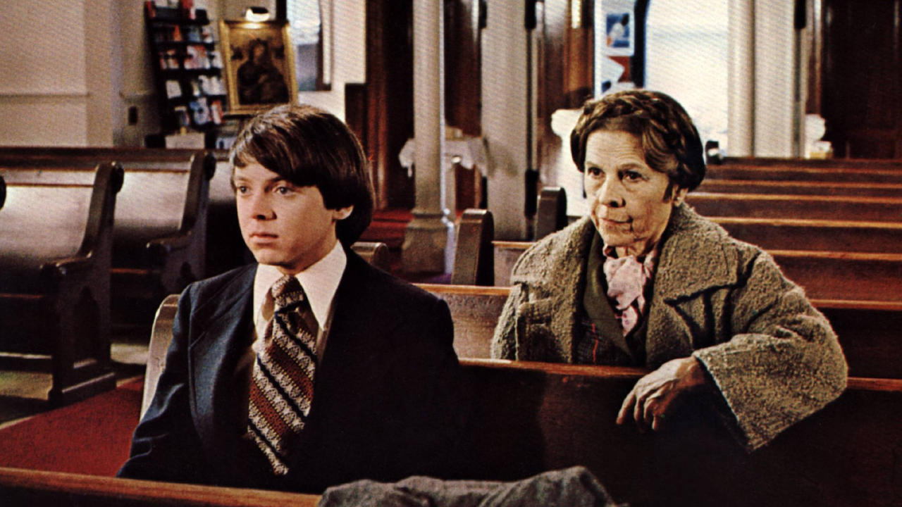Filmszene aus "Harold und Maude"aus dem Jahr 1971 von Hal Ashby, mit den Schauspielern Bud Cort (links) und Ruth Gordon. Filmszene aus "Harold und Maude"aus dem Jahr 1971 von Hal Ashby, mit den Schauspielern Bud Cort (links) und Ruth Gordon.