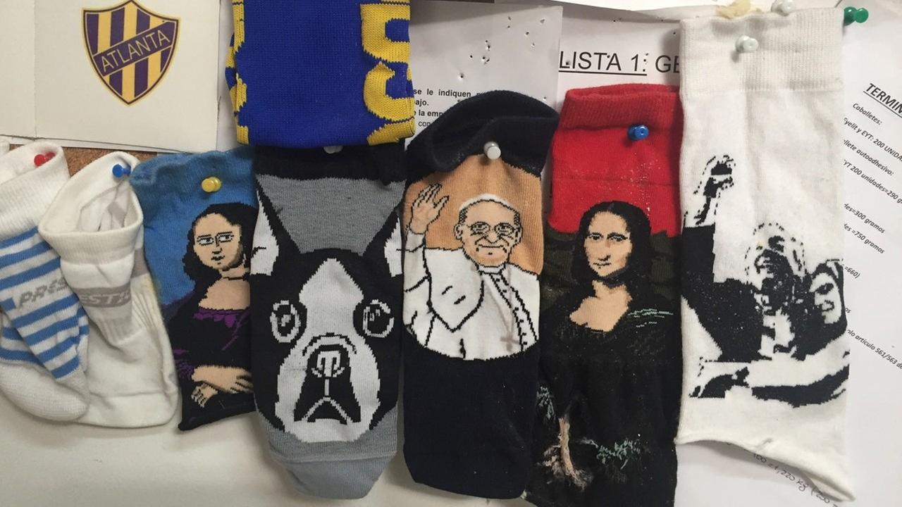 Made in Argentina - gegen Billigimporte aus Asien hat Strumpffabrikant Regalini keine Chance. Made in Argentina - gegen Billigimporte aus Asien hat Strumpffabrikant Regalini keine Chance.