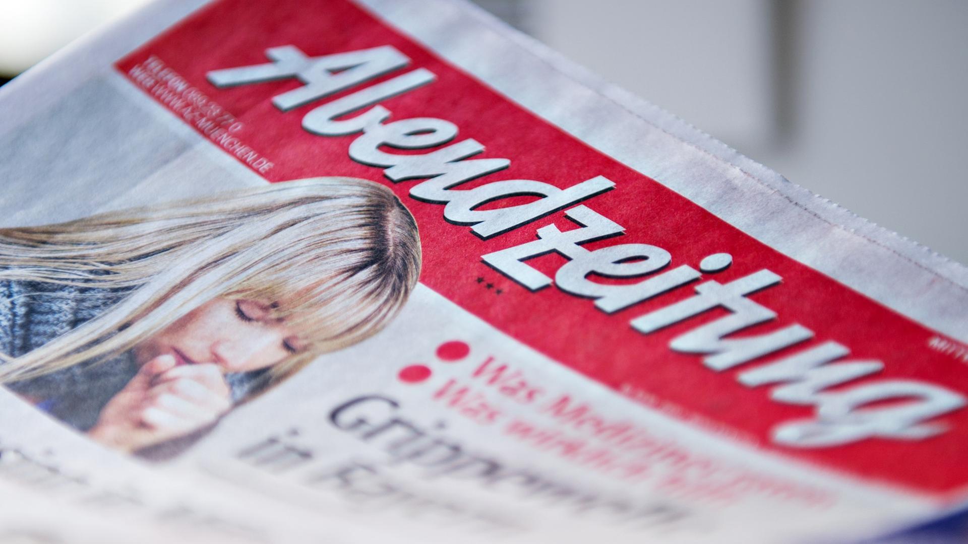 Eine Ausgabe der Münchner "Abendzeitung": Die traditionsreiche Zeitung hat am 5.3. 2014 einen Insolvenzantrag gestellt.