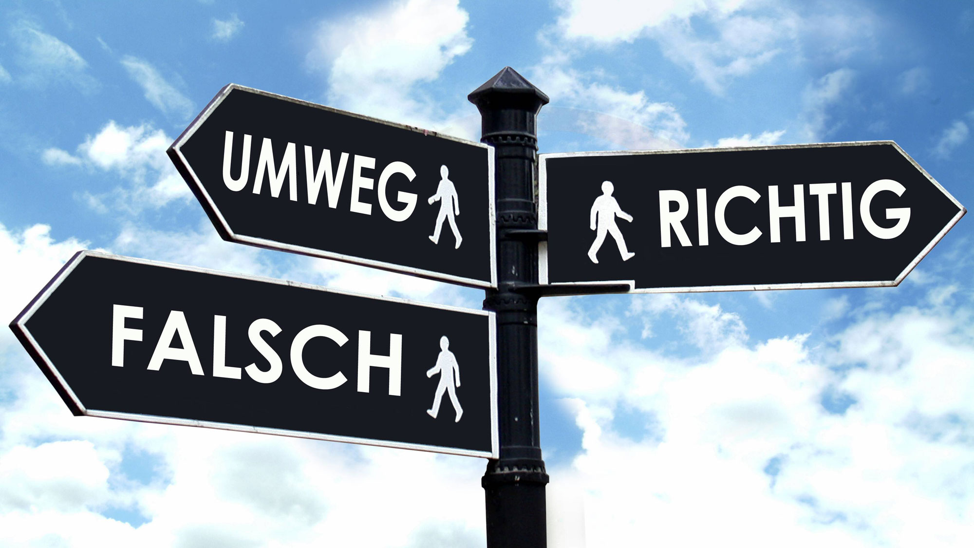 I’m left, you’re right. She’s gone - Richtig oder falsch? Rechts oder ...