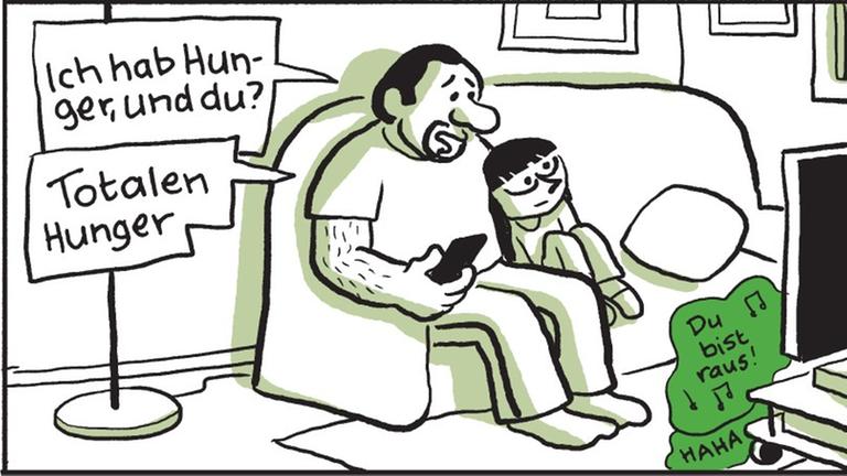 "Zwei Papas, das ist ja schrecklich!", findet Esther in Riad Sattoufs Comic