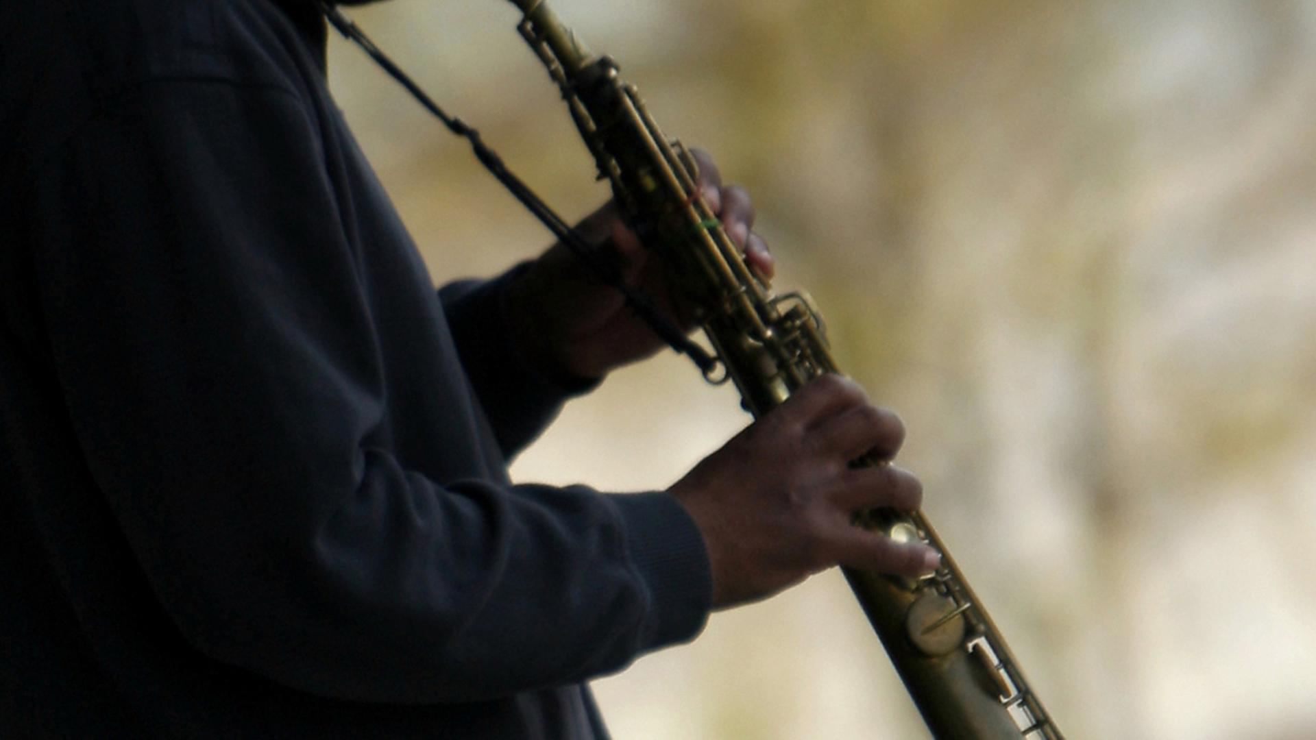 Ein Saxofonspieler Ein Saxofonspieler