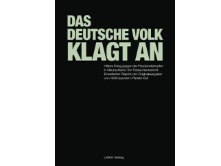 Cover: "Maximilian Scheer: Das Deutsche Volk klagt an"