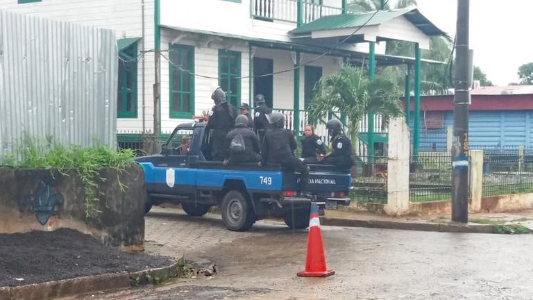 Polizisten in Nicaragua Polizisten in Nicaragua