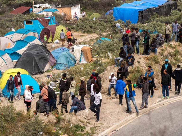 "New Jungle" - so wird das Zeltlager in Calais genannt.
