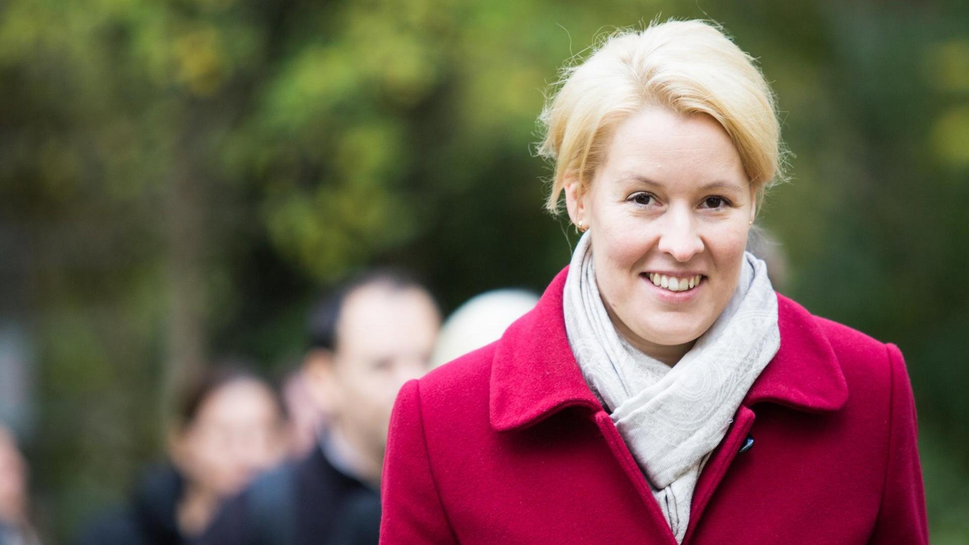 Die Bürgermeisterin von Berlin-Neukölln, Franziska Giffey (SPD). Die Bürgermeisterin von Berlin-Neukölln, Franziska Giffey (SPD).