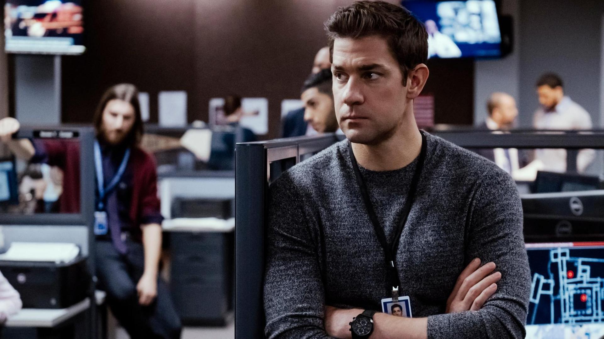 John Krasinski als Jack Ryan in der 1. Staffel der Amazon Serie. John Krasinski als Jack Ryan in der 1. Staffel der Amazon Serie.