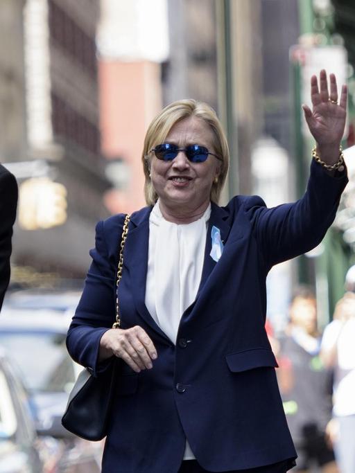 Die demokratische Präsidentschaftskandidatin Hillary Clinton