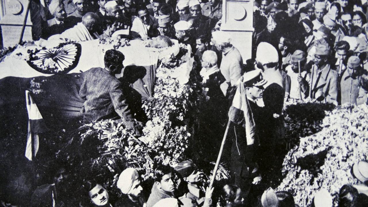 Beerdigung von Mahatma Gandhi Beerdigung von Mahatma Gandhi