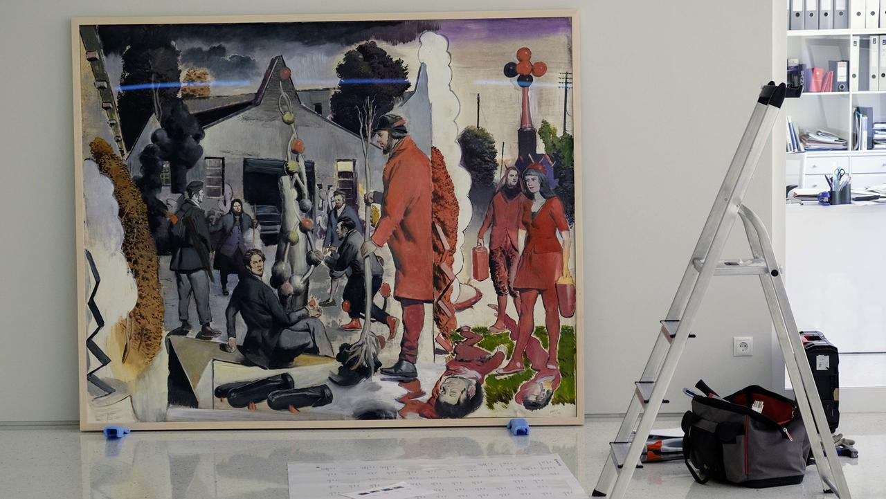 Fast fertig - die neue Ausstellung von Neo Rauch in der Grafikstiftung Neo Rauch in Aschersleben (28. Mai 2017 - 29. April 2018). Fast fertig - die neue Ausstellung von Neo Rauch in der Grafikstiftung Neo Rauch in Aschersleben (28. Mai 2017 - 29. April 2018).