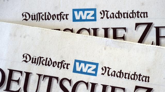 Düsseldorfer Ausgaben der Westdeutschen Zeitung