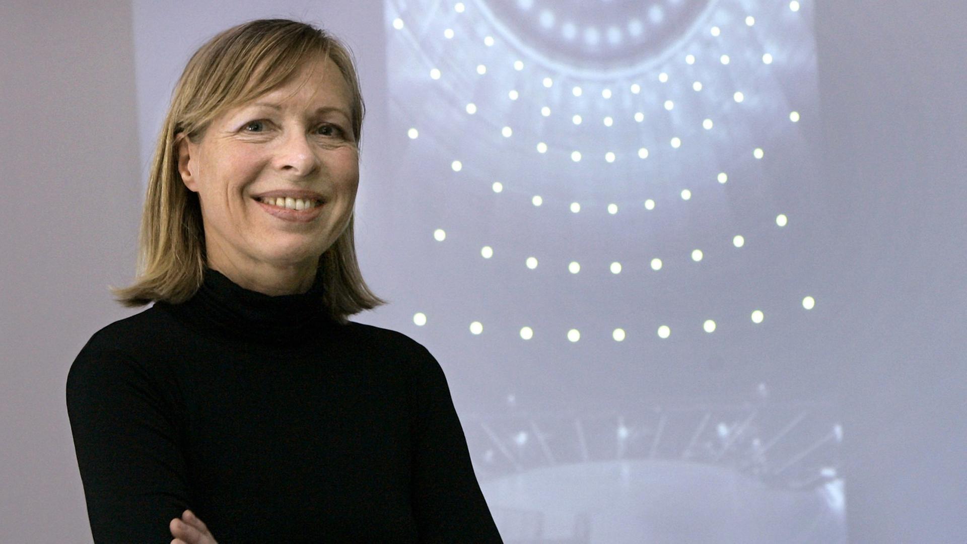 Die Klangkünstlerin Christina Kubisch in Oberhausen. Die Klangkünstlerin Christina Kubisch in Oberhausen.