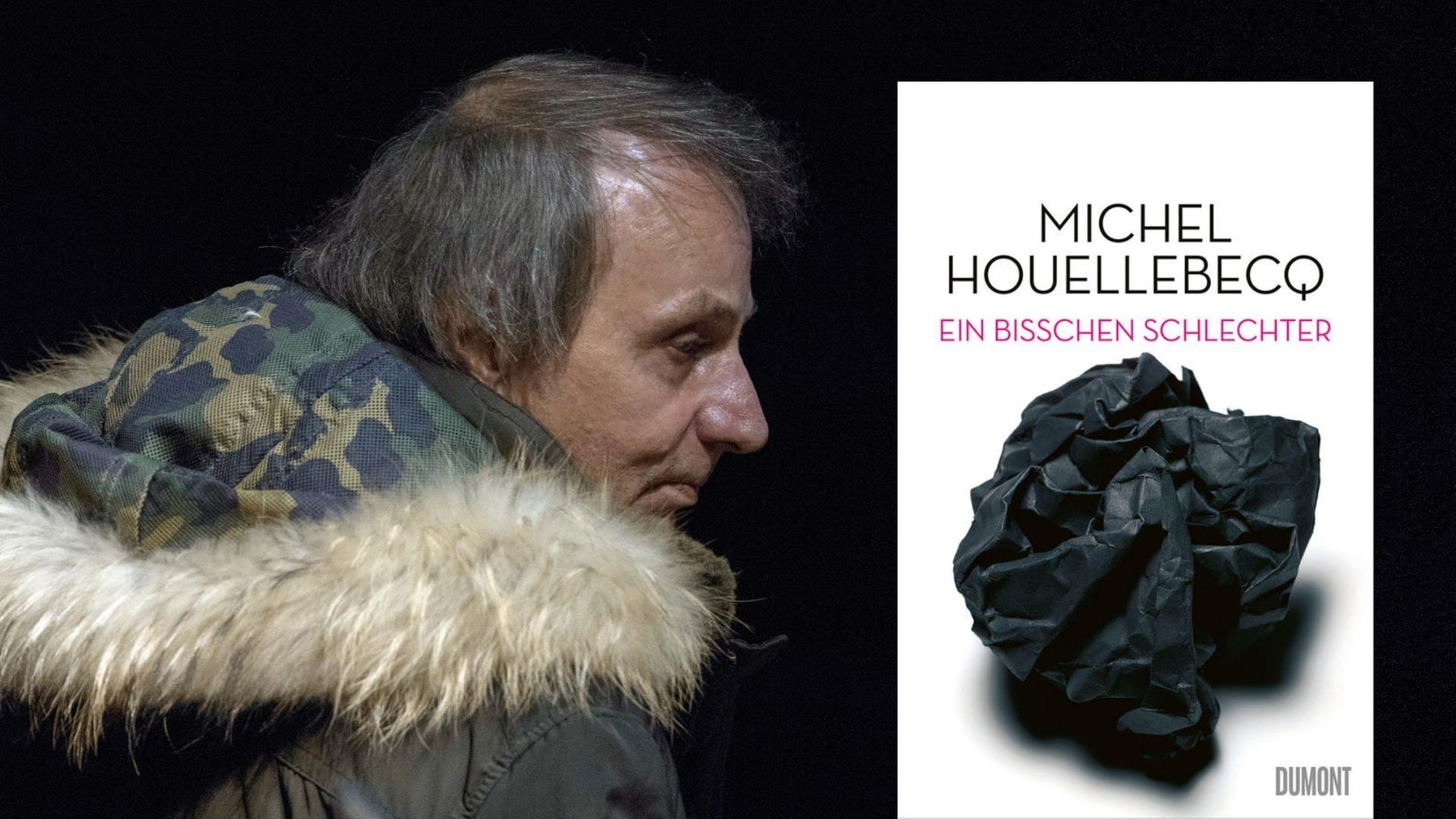 Der Schriftsteller Michel Houellebecq und sein Buch „Ein bisschen schlechter“