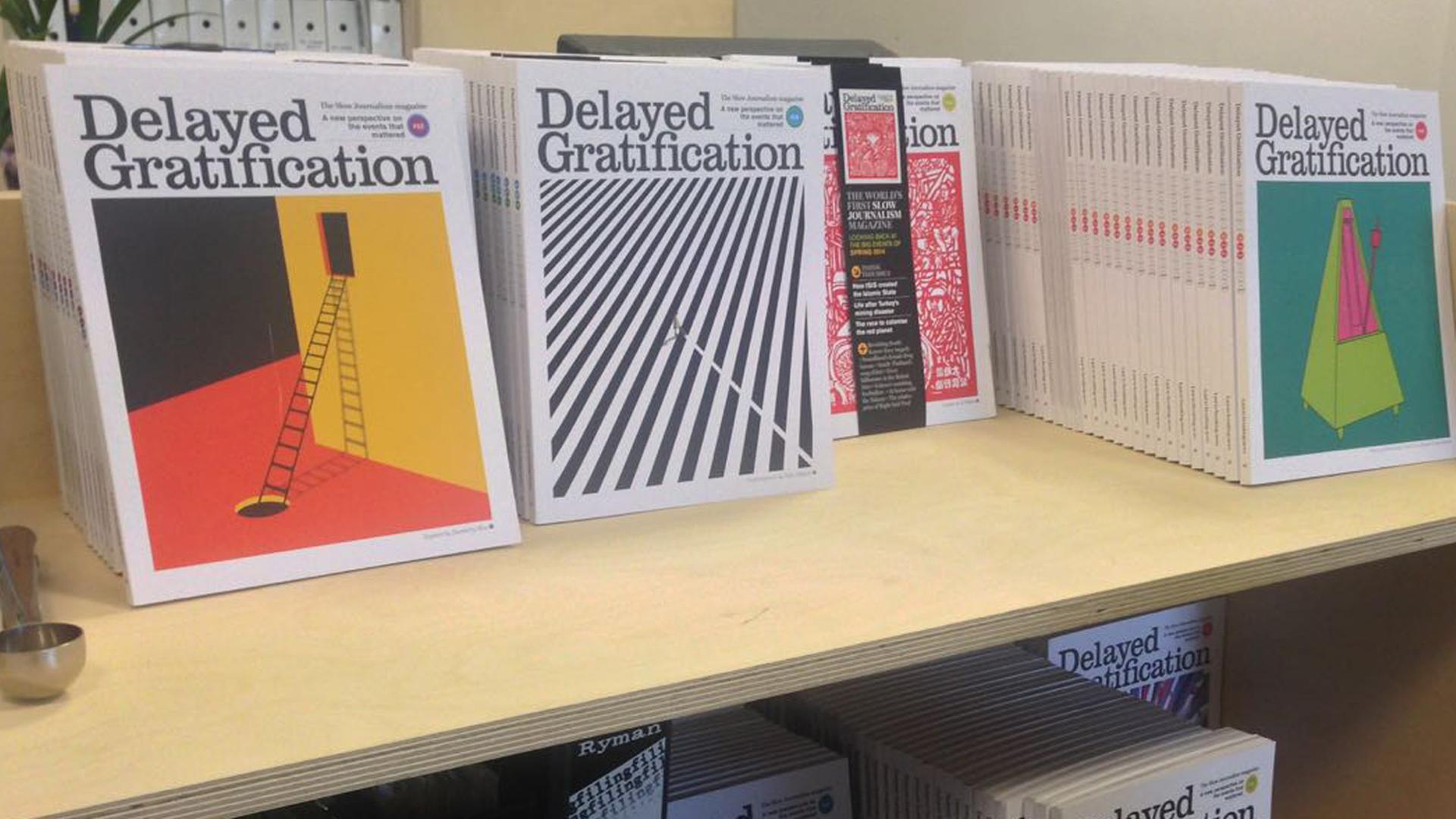 Das Magazin "Delayed Gratification" aus London: Vierteljahre im Überblick. Das Magazin "Delayed Gratification" aus London: Vierteljahre im Überblick.