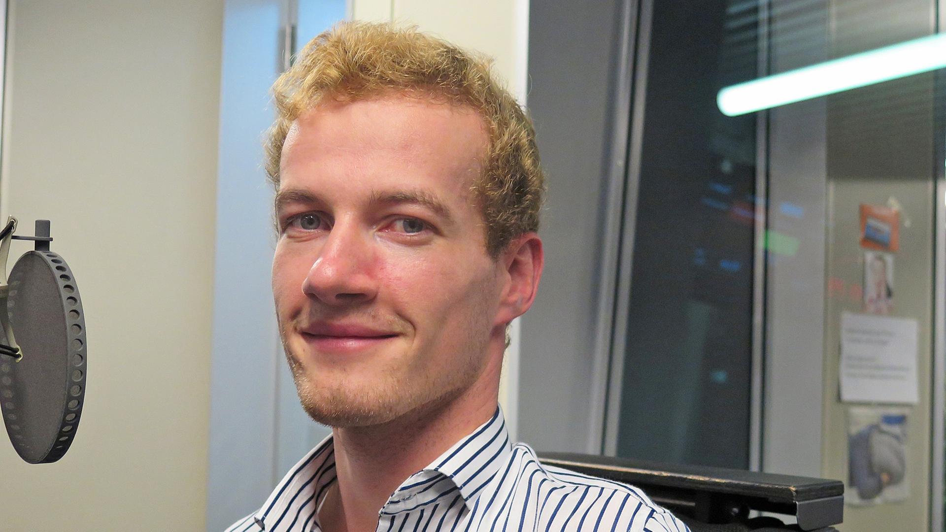 Janis McDavid zu Gast im Studio 9. Janis McDavid zu Gast im Studio 9.