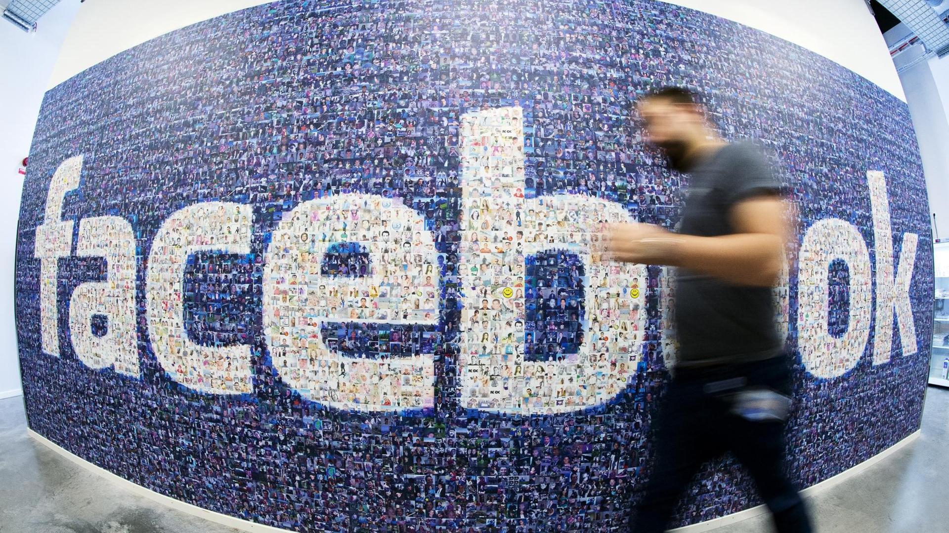 Das Logo des US-Konzerns Facebook. Das Logo des US-Konzerns Facebook.