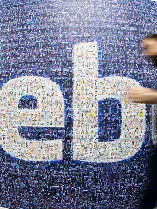 Das Logo des US-Konzerns Facebook.