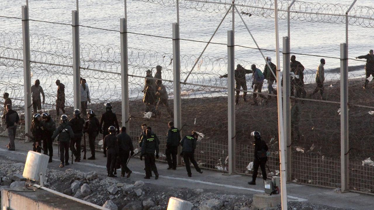 Ceuta: Hier starben am 06.02.2014 mindestens sieben Menschen Ceuta: Hier starben am 06.02.2014 mindestens sieben Menschen