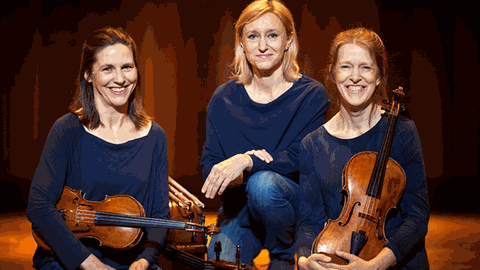 Das Trio ZPR mit Cecilia Zilliacus, Violine, Johanna Persson, Viola, und Kati Raitinen, Violoncello