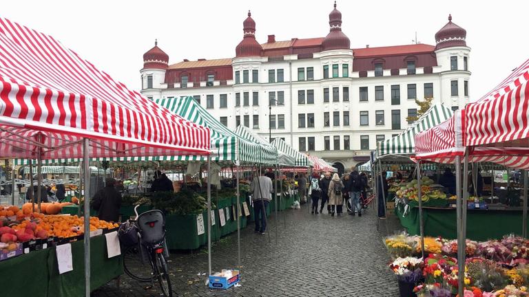 Auf dem Markt in Malmö