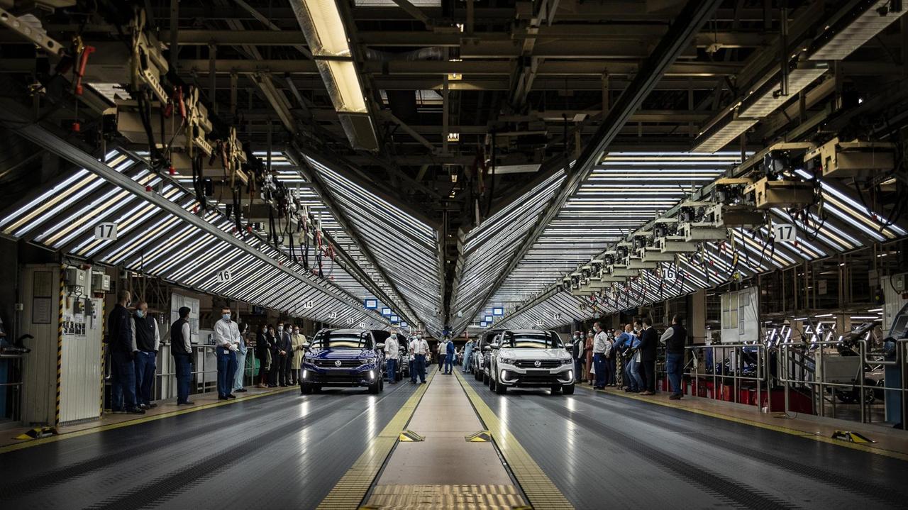 Volkswagen-Fabrik im portugiesischen Palmela. Volkswagen-Fabrik im portugiesischen Palmela.