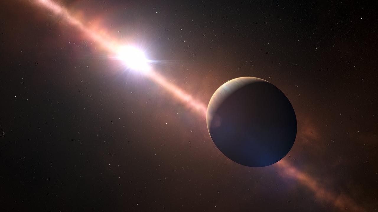 Noch haben die Astronomen keinen Exoplaneten bei Van Maanens Stern entdeckt (künstlerische Darstellung)