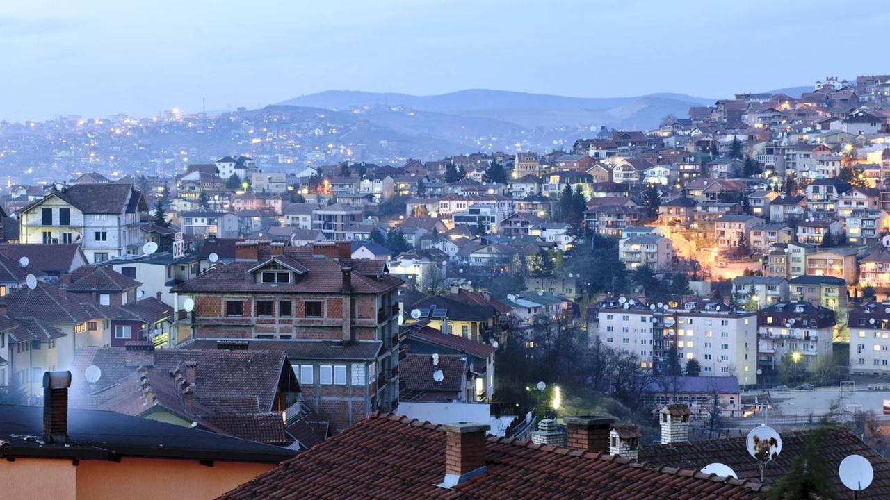 Die Hauptstadt Pristina im Kosovo. Die Hauptstadt Pristina im Kosovo.