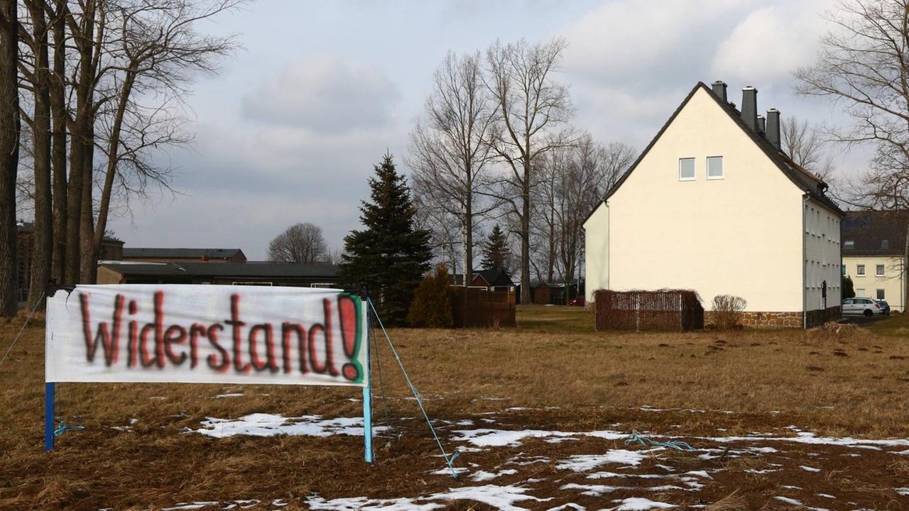 Die neue Flüchtlingsunterkunft in Clausnitz