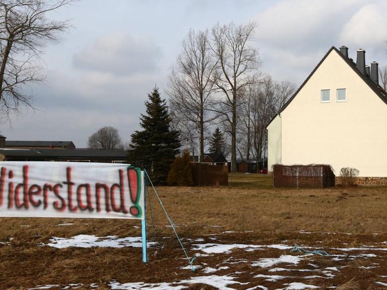 Die neue Flüchtlingsunterkunft in Clausnitz