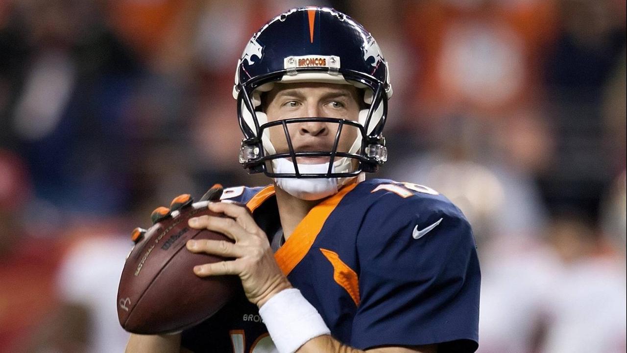 Peyton Manning, Quarterback der Denver Broncos Peyton Manning, Quarterback der Denver Broncos